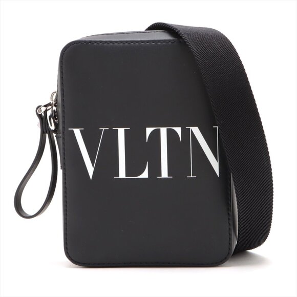 Valentino Other - Valentino VLTN Leather Shoulder bag Black